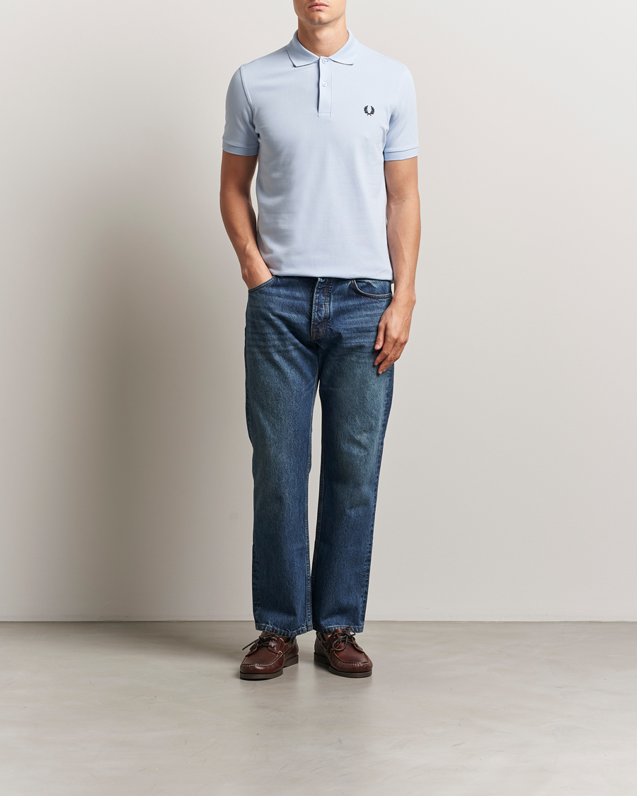 Men | Polo Shirts | Fred Perry | Plain Polo Shirt Light Smoke