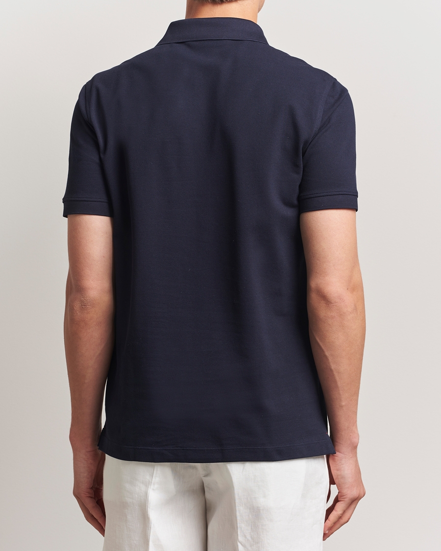 Men | Polo Shirts | Orlebar Brown | Bruno Organic Cotton Pique Night Iris