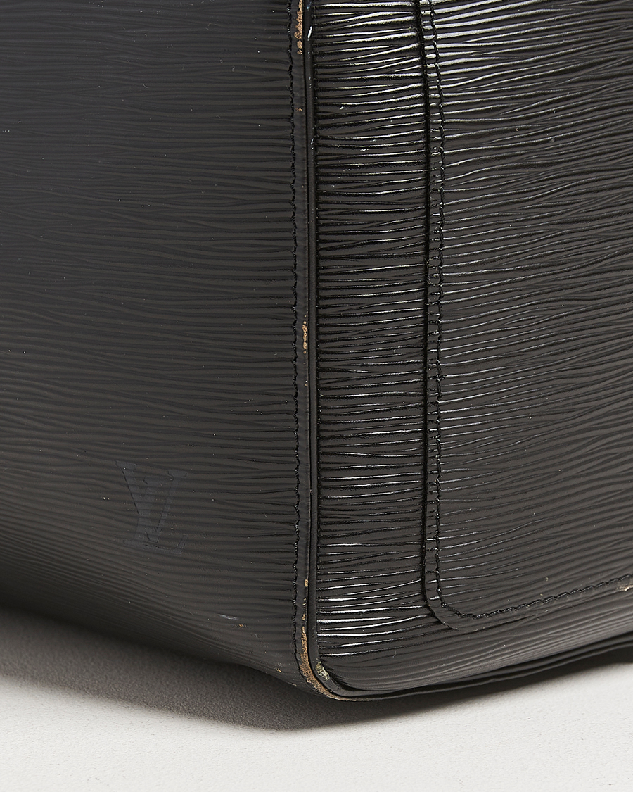 Men | Louis Vuitton Pre-Owned Keepall 55 Epi Leather Bag Black | Louis Vuitton Pre-Owned | Keepall 55 Epi Leather Bag Black