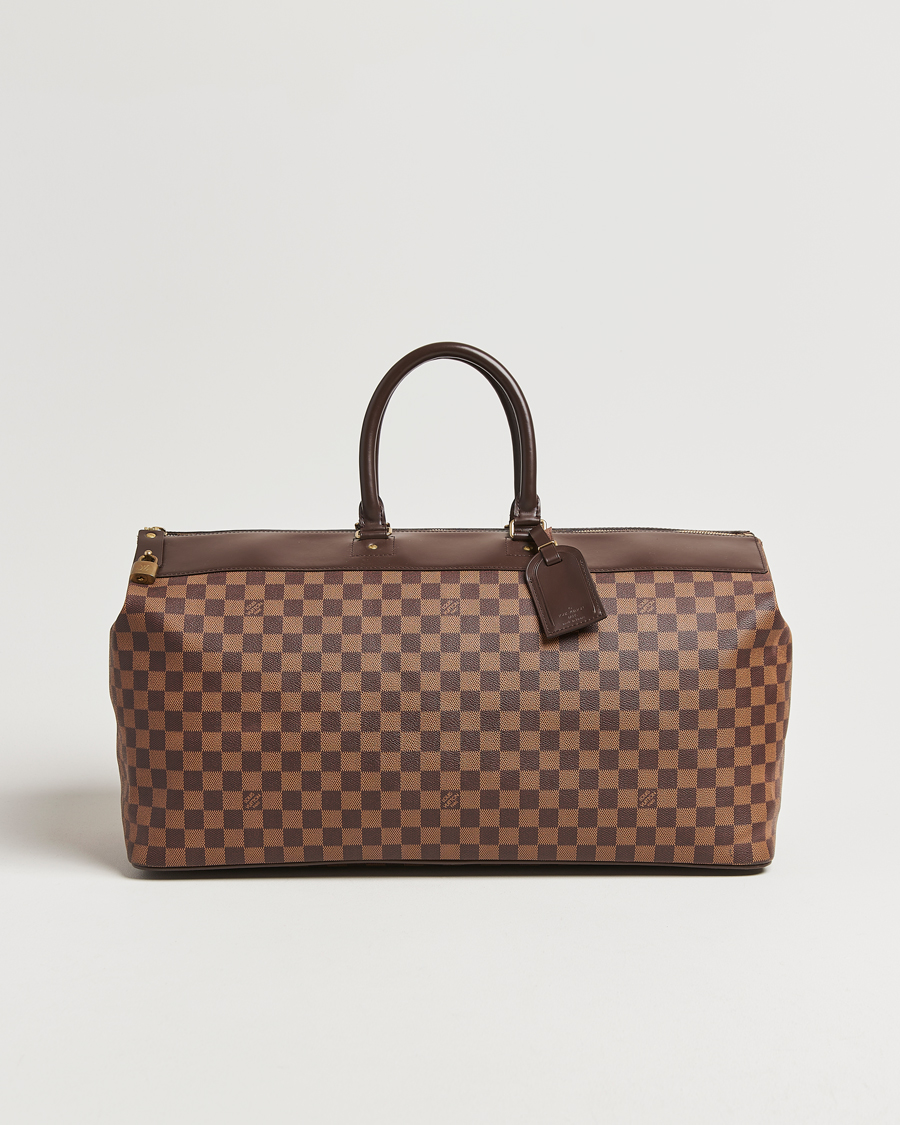 Men | Louis Vuitton Pre-Owned Greenwich GM Travel Bag Damier Ebene | Louis Vuitton Pre-Owned | Greenwich GM Travel Bag Damier Ebene