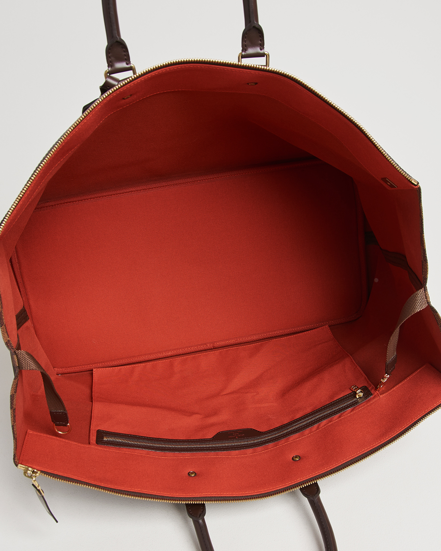 Men | Louis Vuitton Pre-Owned Greenwich GM Travel Bag Damier Ebene | Louis Vuitton Pre-Owned | Greenwich GM Travel Bag Damier Ebene