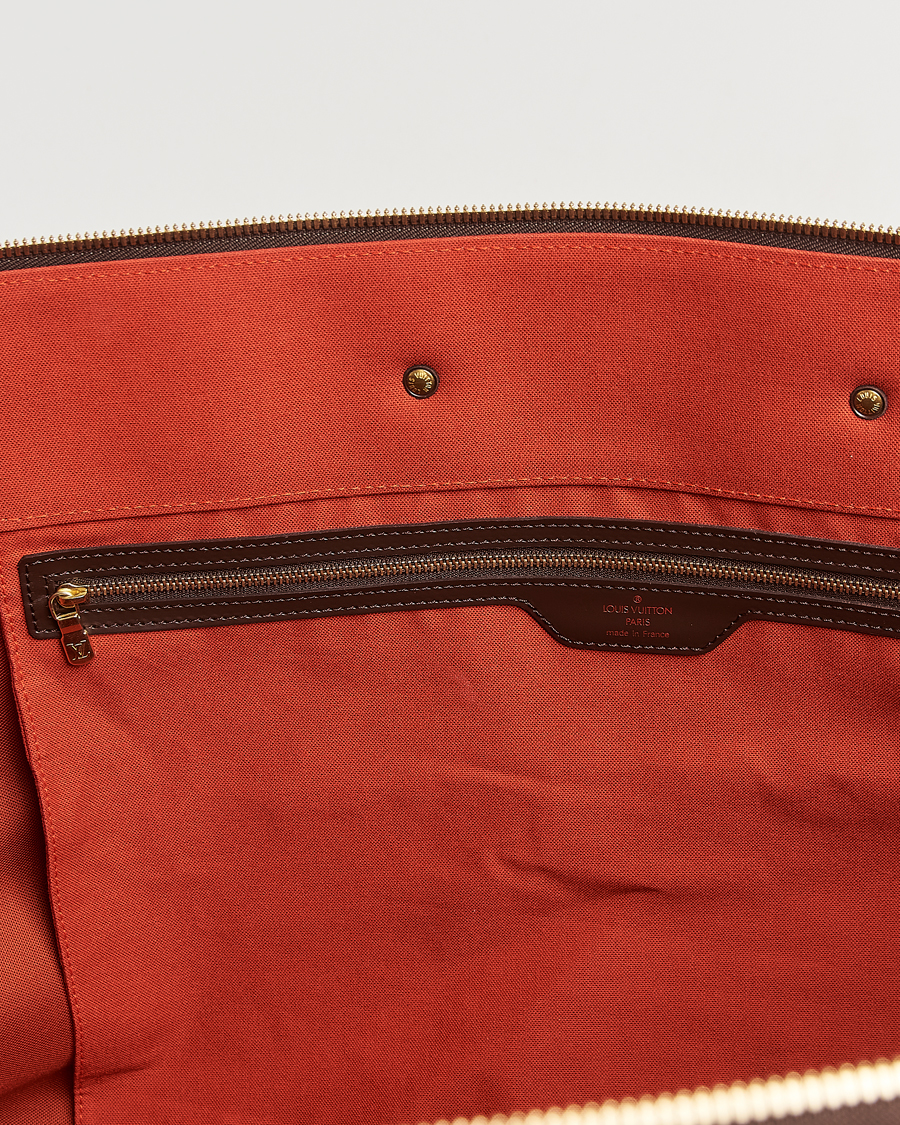 Men | Louis Vuitton Pre-Owned Greenwich GM Travel Bag Damier Ebene | Louis Vuitton Pre-Owned | Greenwich GM Travel Bag Damier Ebene