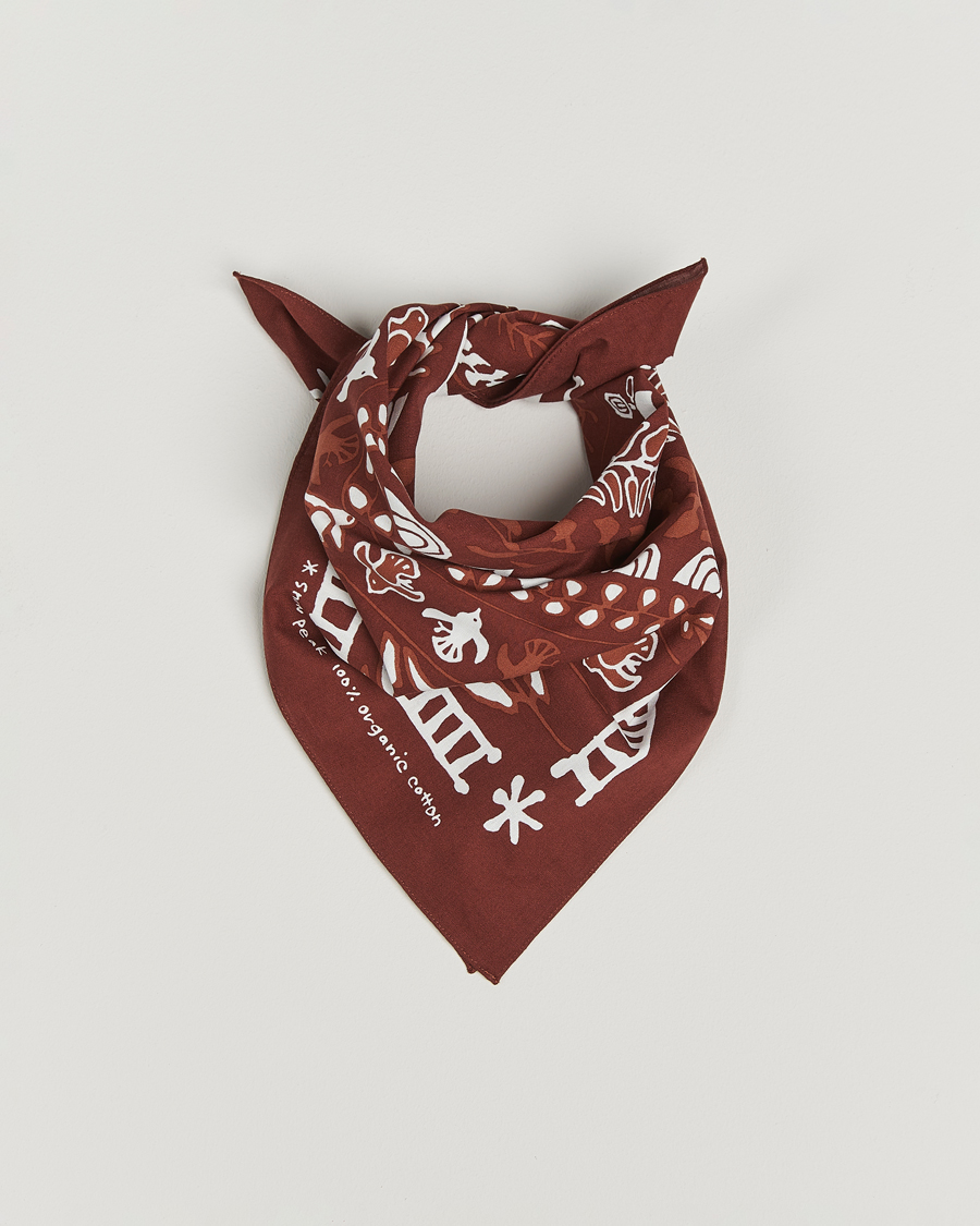 Men | Snow Peak OG Cotton Nordic Bandana Bordeaux | Snow Peak | OG Cotton Nordic Bandana Bordeaux