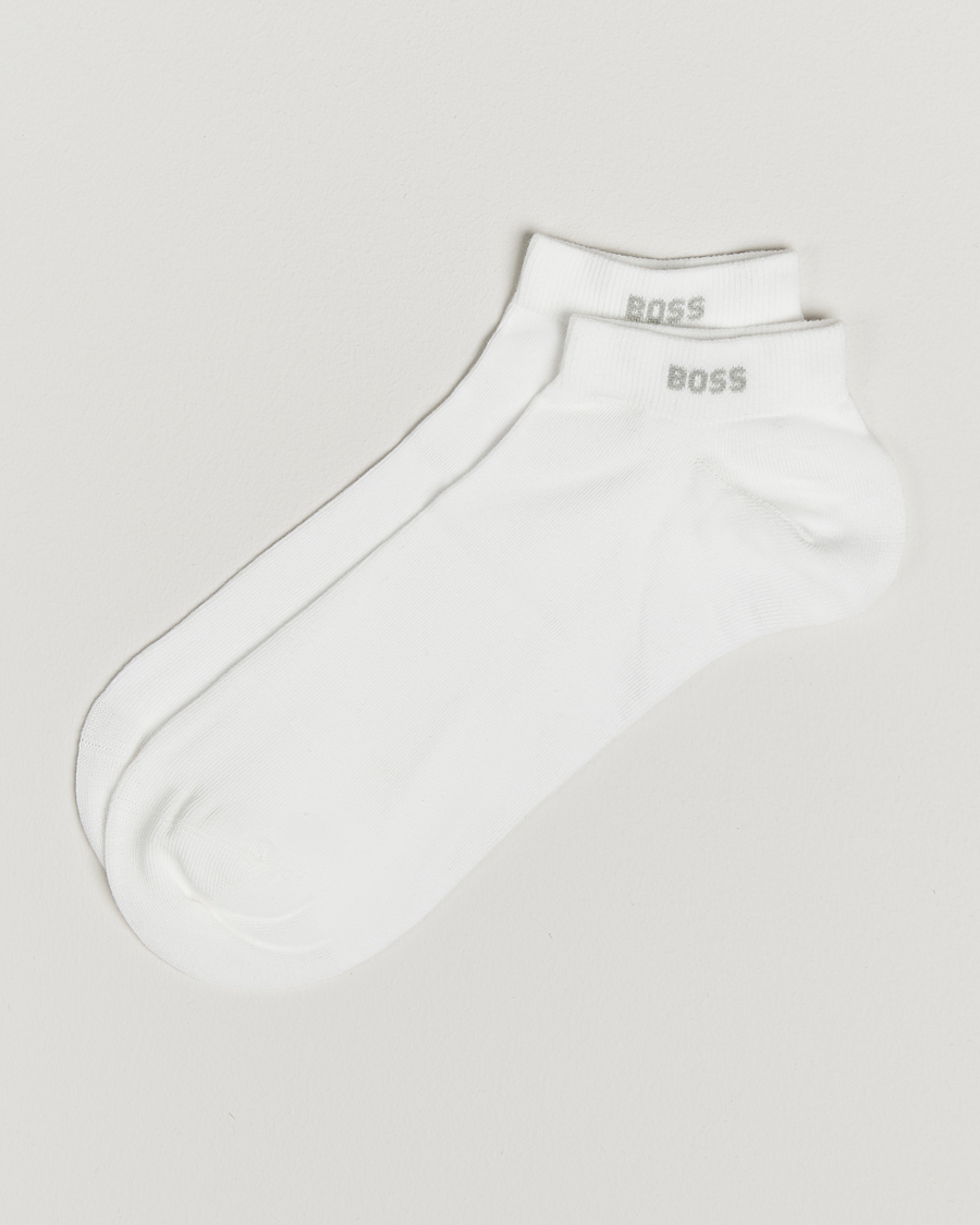 Men | Underwear & Socks | BOSS BLACK | 2-Pack Sneaker Socks White