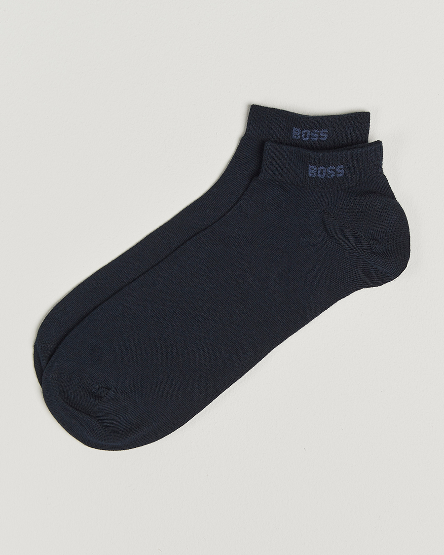 Men | Underwear & Socks | BOSS BLACK | 2-Pack Sneaker Socks Dark Blue