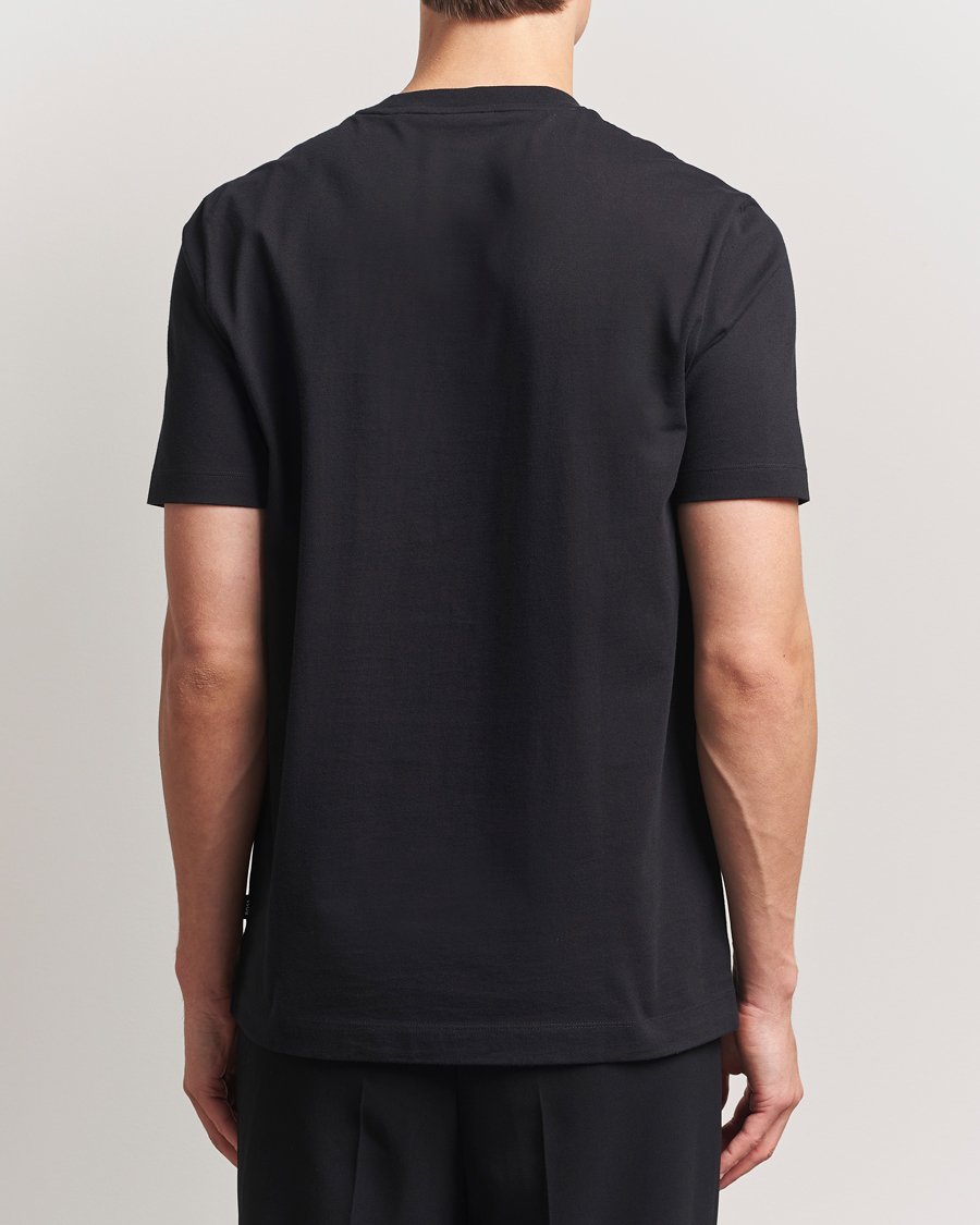 Men | T-Shirts | BOSS BLACK | Thompson Crew Neck T-Shirt Black