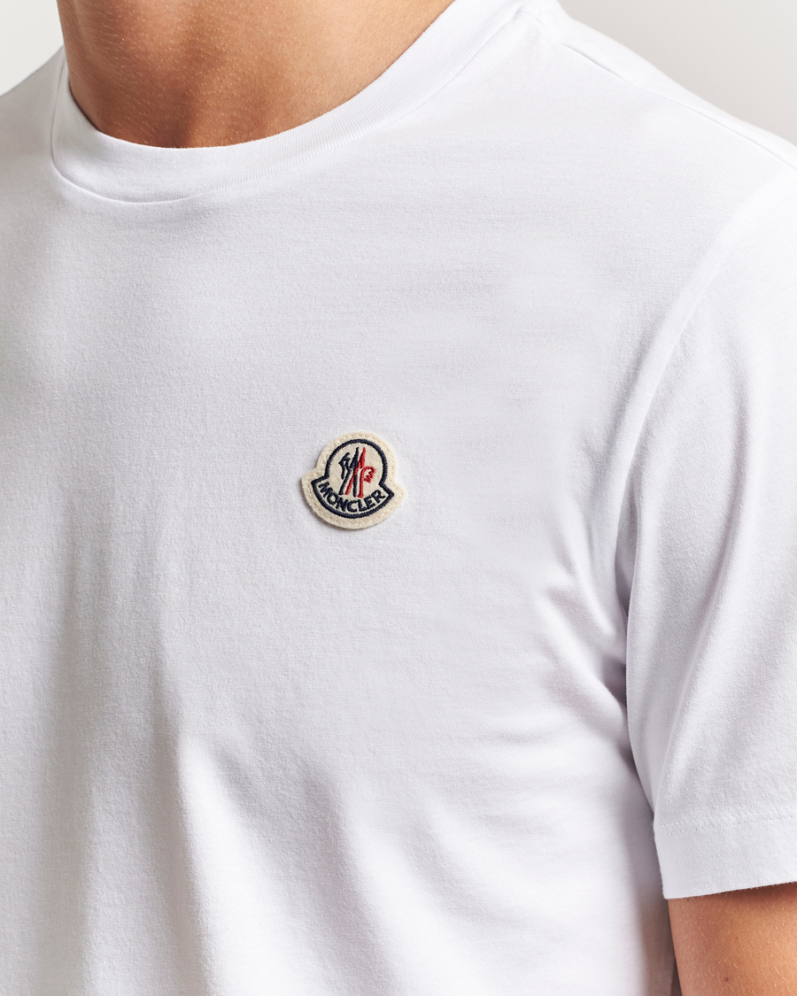 Men | T-Shirts | Moncler | 3-Pack Logo T-Shirt White