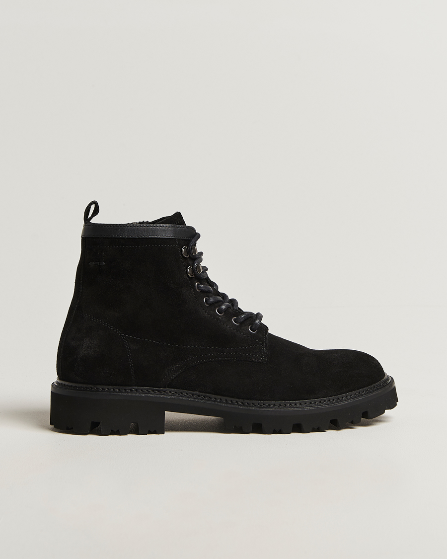 Men | Boots | BOSS BLACK | Julyo Suede Boot Black