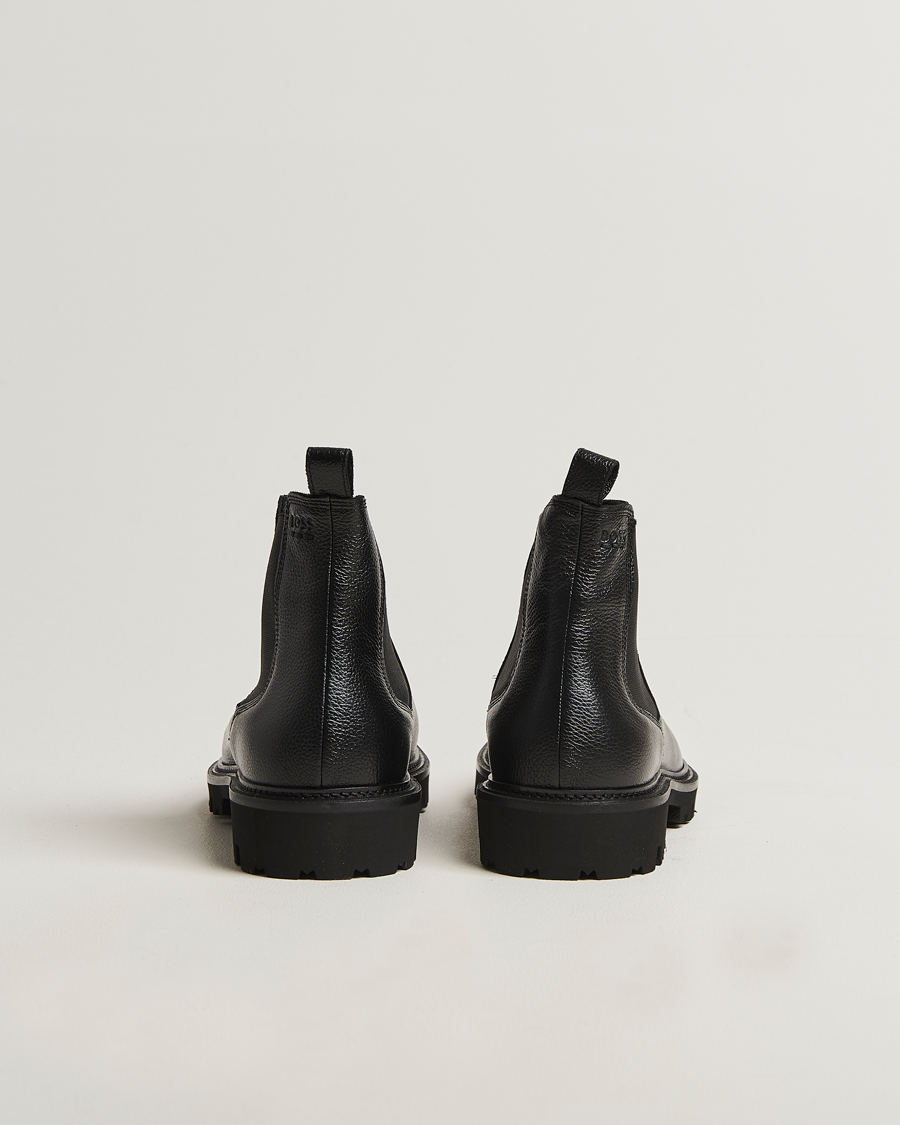 Men | Boots | BOSS BLACK | Julyo Leather Chelsea Boot Black