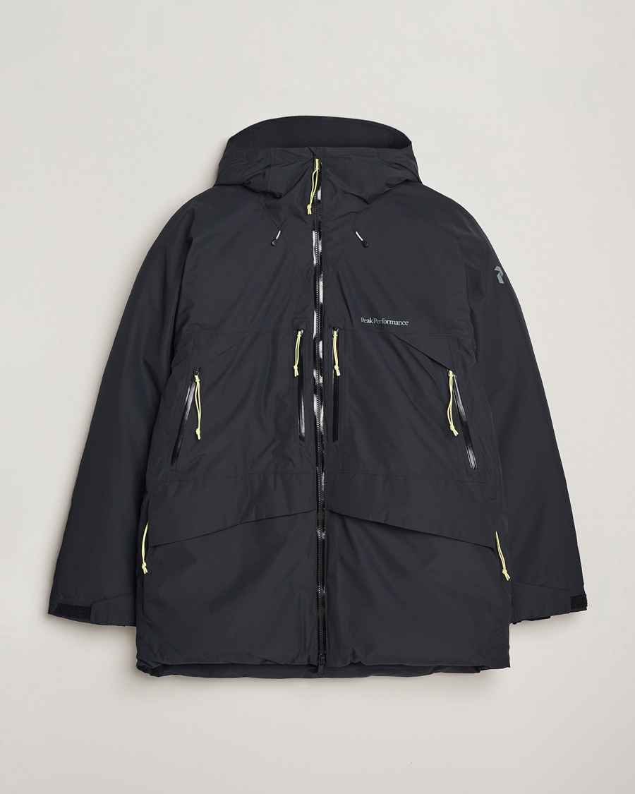 Men | Coats & Jackets | Peak Performance | Mountain Line Down Parka Black