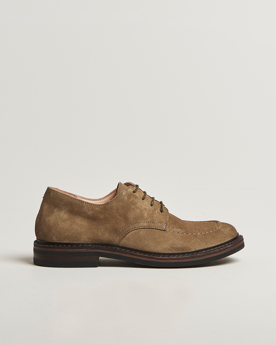 Men | Derby Shoes | Astorflex | Carlflex Moc Toe Stone Suede