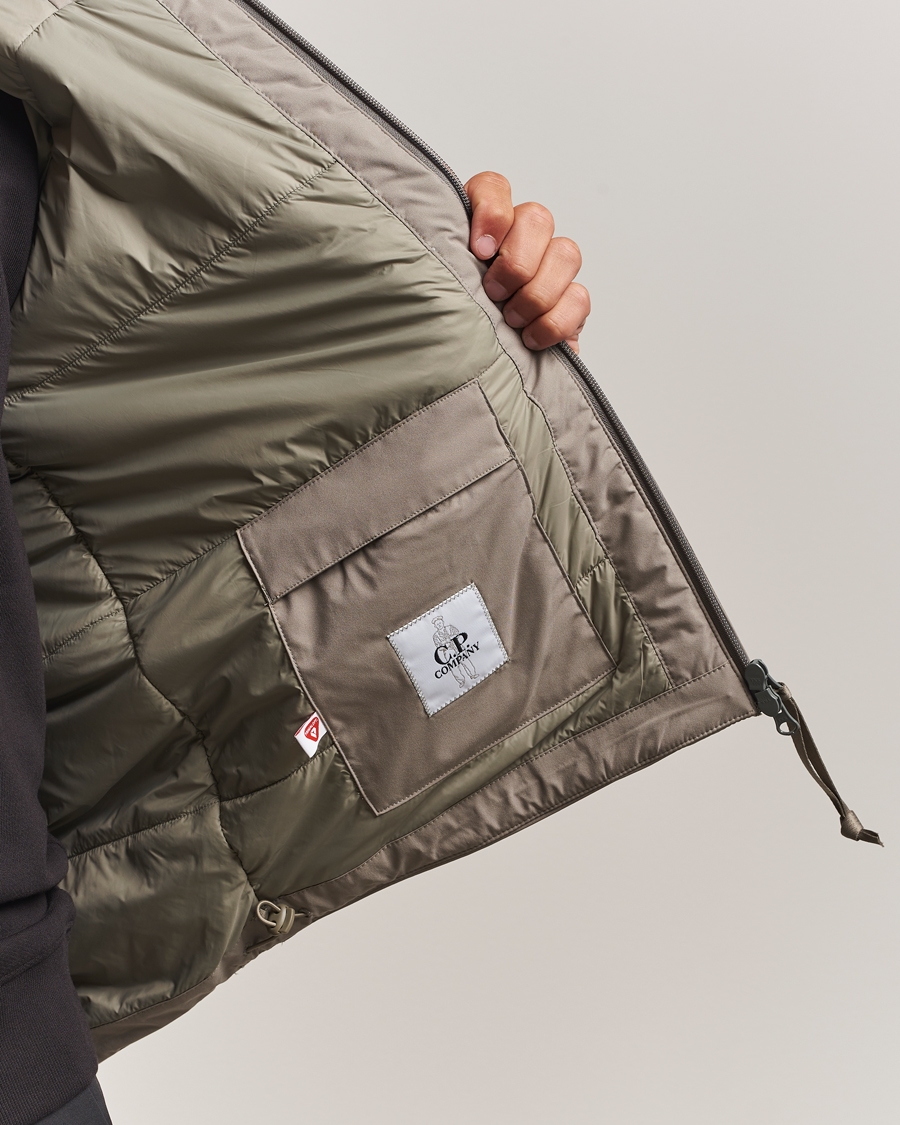 Men | Coats & Jackets | C.P. Company | Pro-Tek Lightweight Padded Hood Jacket Light Sage