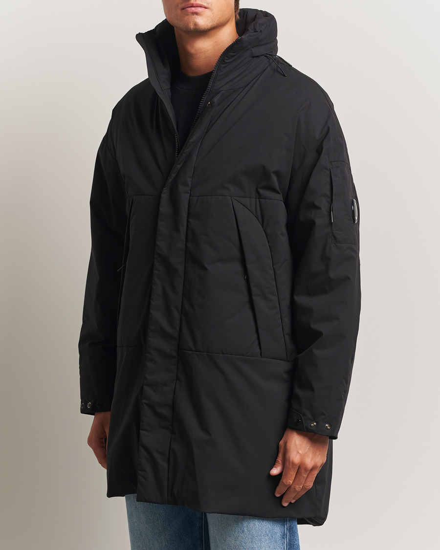 Men | Coats & Jackets | C.P. Company | Pro-Tek Lightweight Padded Parka Black