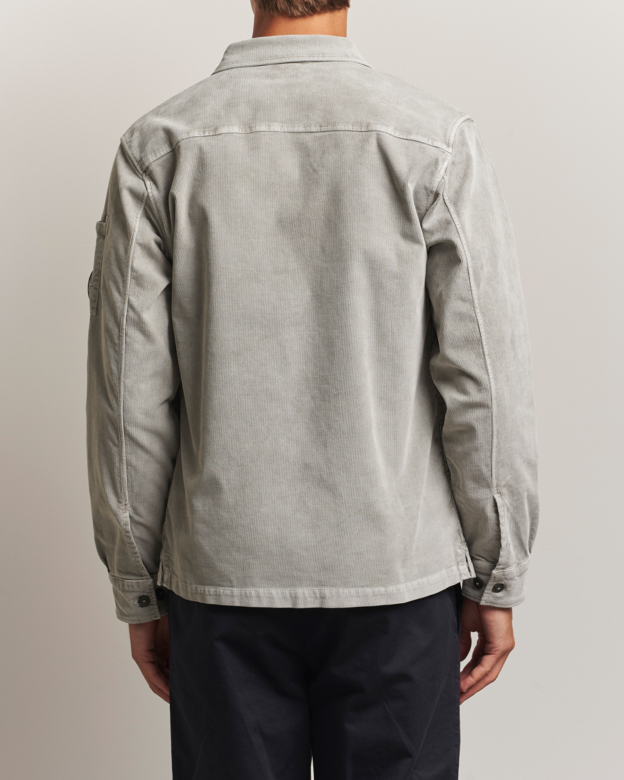 Men | Shirts | C.P. Company | Corduroy Lens Overshirt Grey
