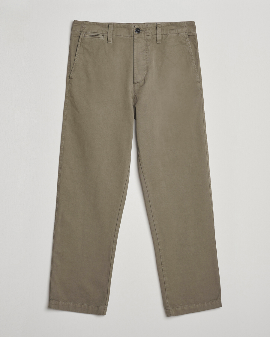 Men | Trousers | C.P. Company | Cotton Gabardine Chino Grey