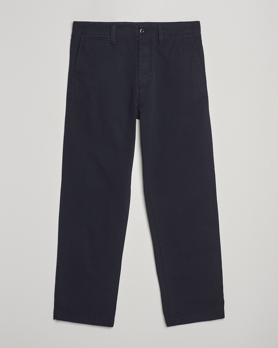 Men | Trousers | C.P. Company | Cotton Gabardine Chino Navy
