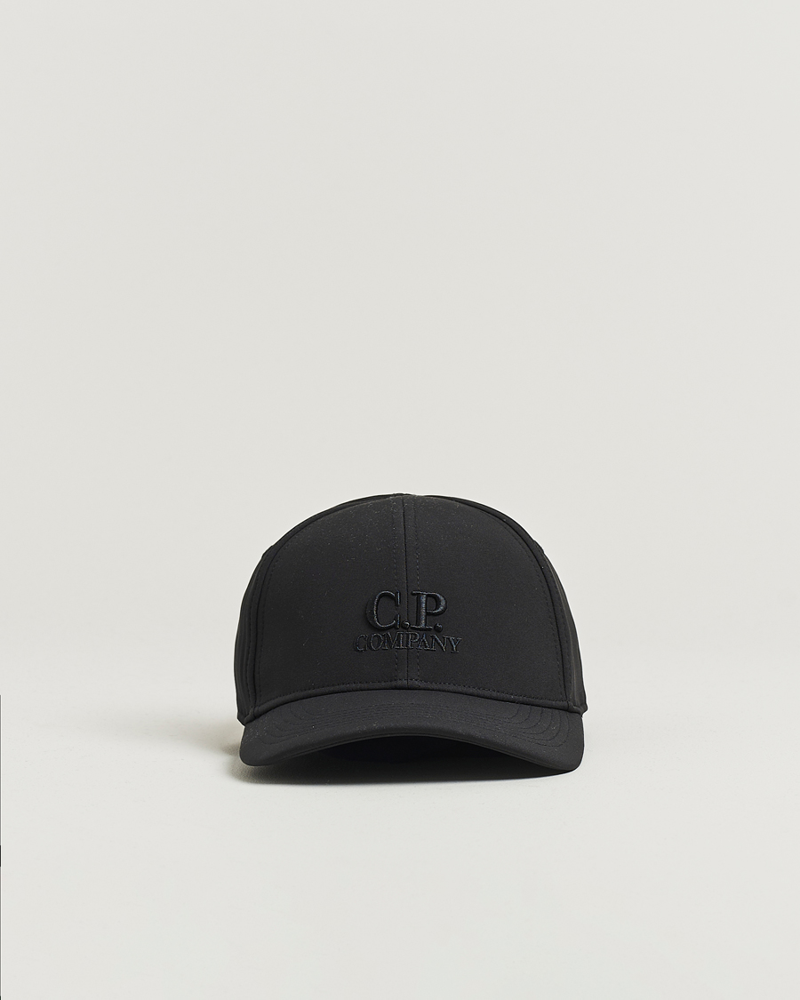 Men | C.P. Company CP Shell Baseball Cap Black | C.P. Company | CP Shell Baseball Cap Black