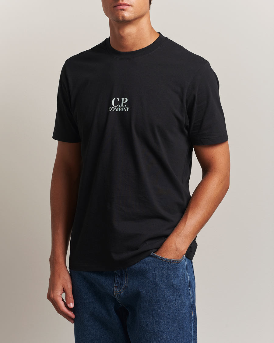Men | T-Shirts | C.P. Company | Jersey Back Logo T-Shirt Black