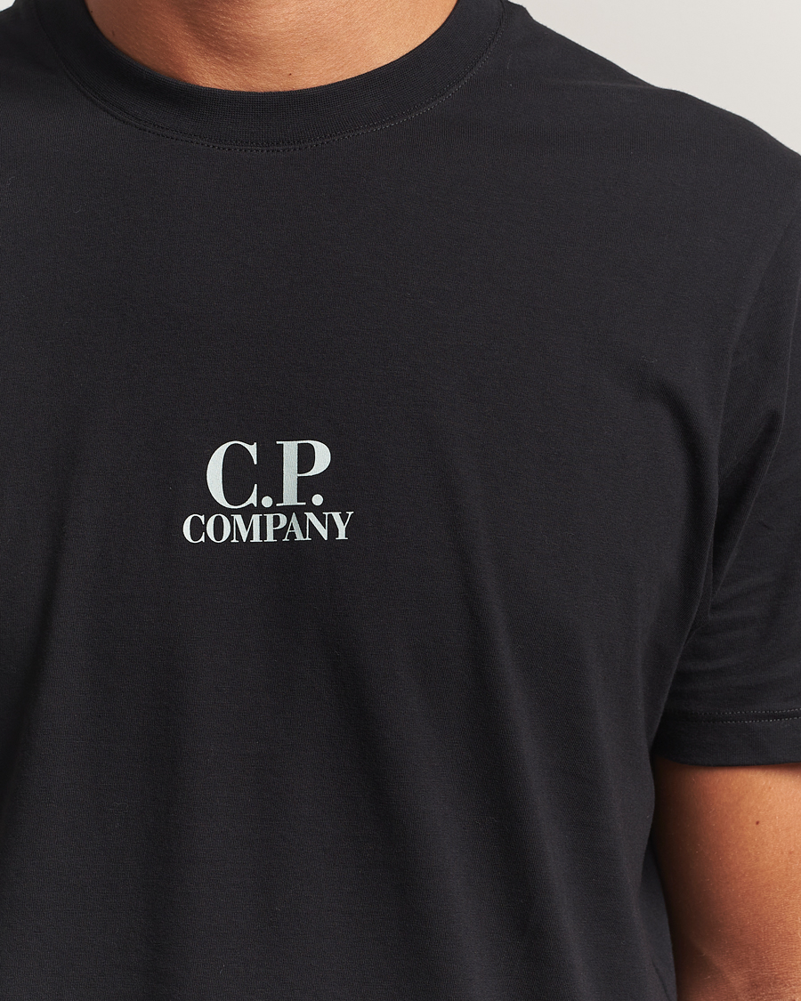 Men | T-Shirts | C.P. Company | Jersey Back Logo T-Shirt Black