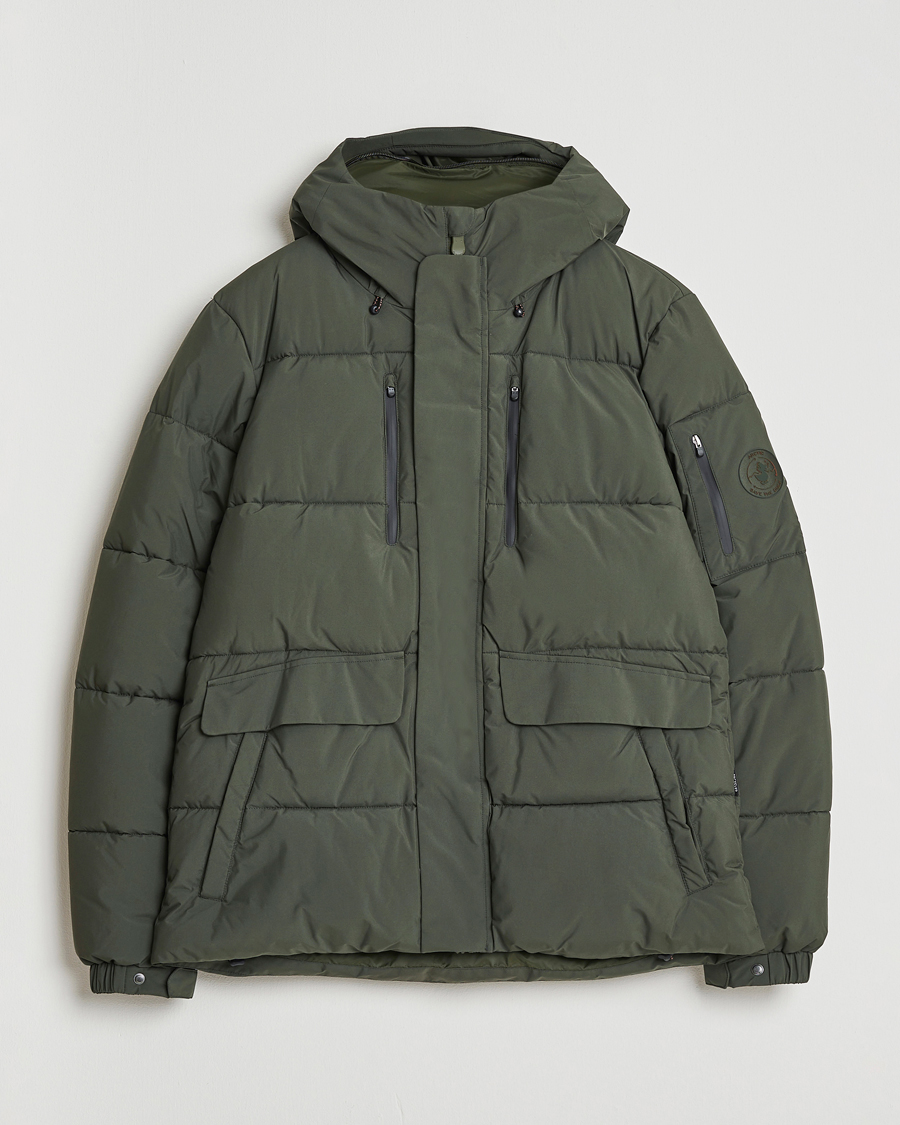 Men | Coats & Jackets | Save The Duck | Alter Short Arctic Parka Land Green
