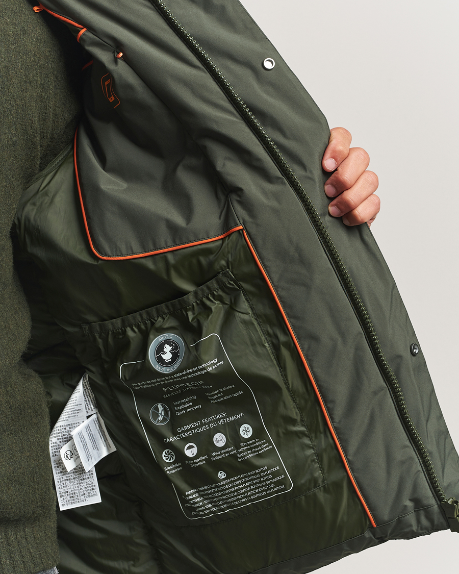 Men | Coats & Jackets | Save The Duck | Alter Short Arctic Parka Land Green