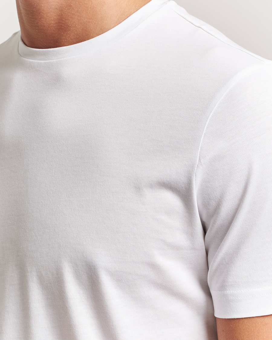 Men | T-Shirts | Stenströms | Supima Cotton T-Shirt White