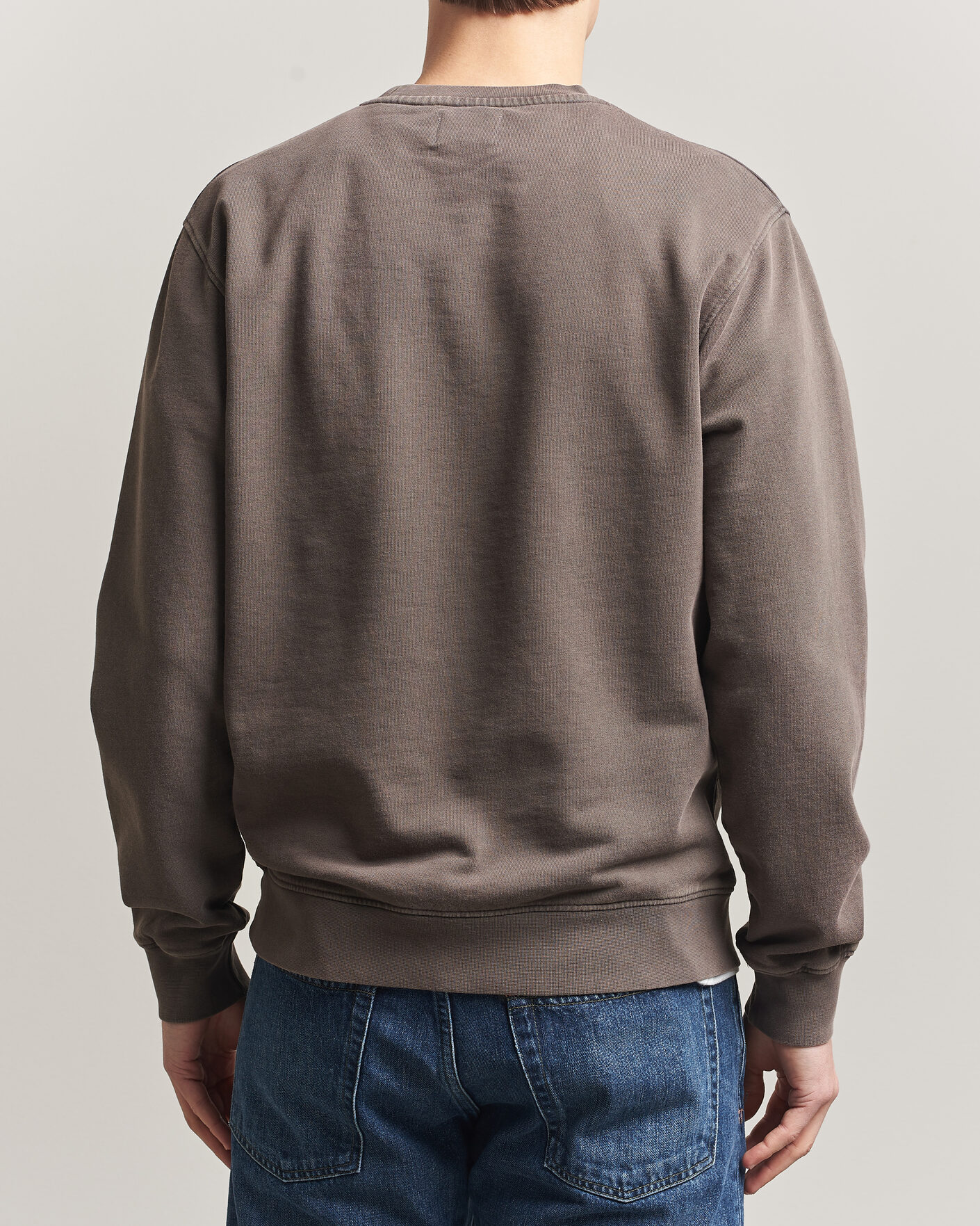 Men | Sweaters & Knitwear | Colorful Standard | Classic Organic Crew Neck Sweat Fade Mud