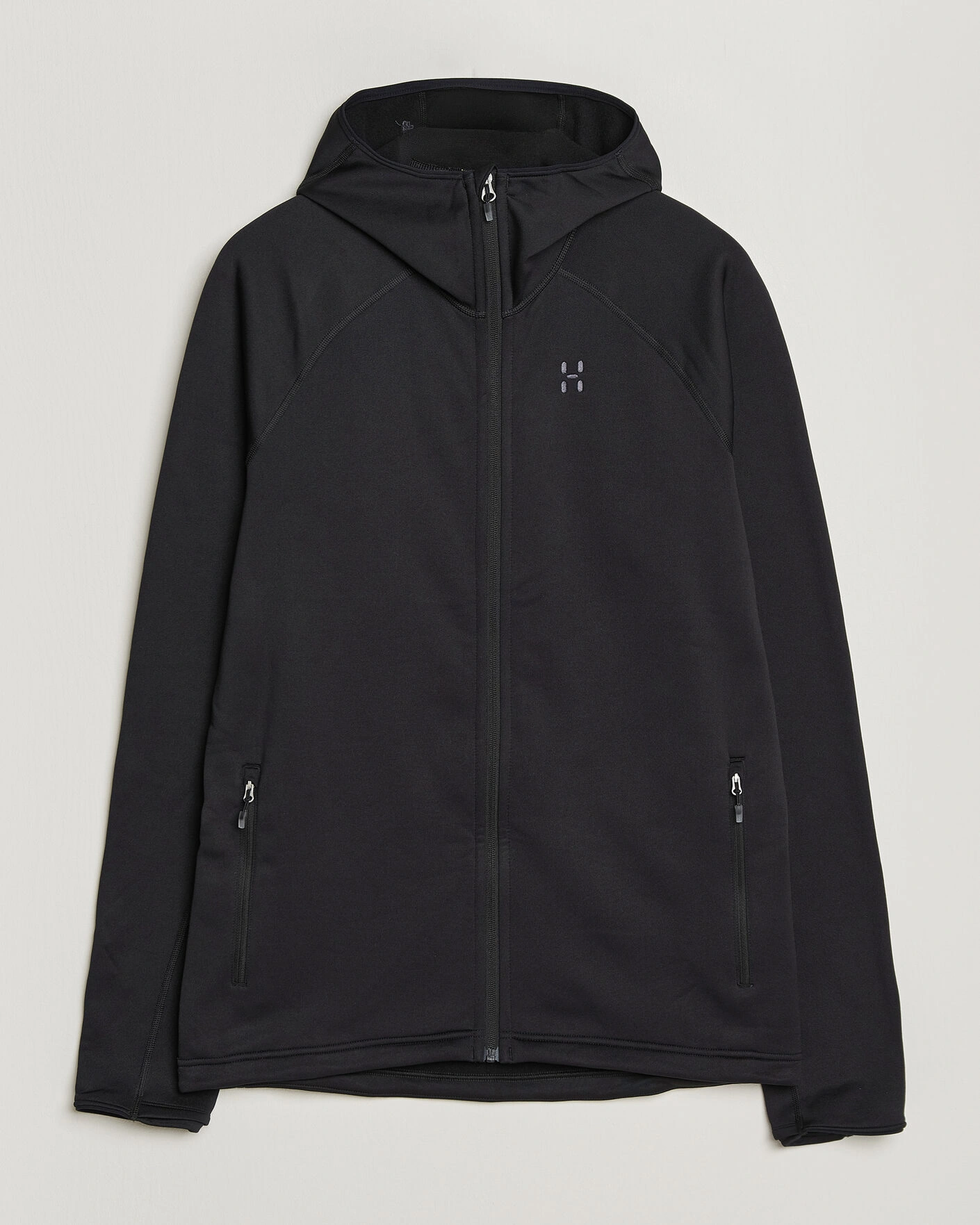 Men | Sweaters & Knitwear | Haglöfs | Magma Mid Fleece Hood True Black