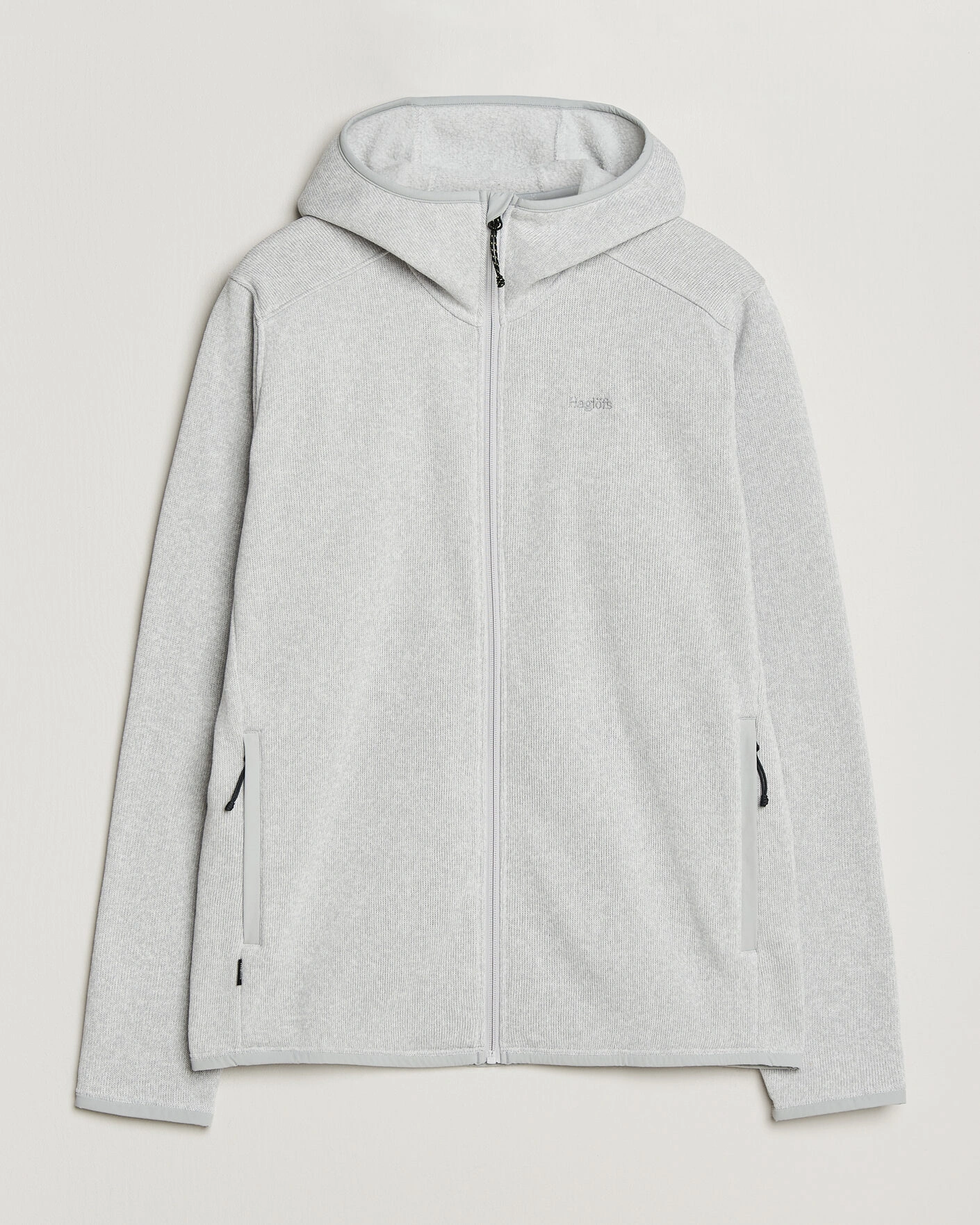 Men | Sweaters & Knitwear | Haglöfs | Swook II Mid Hood Stone Grey