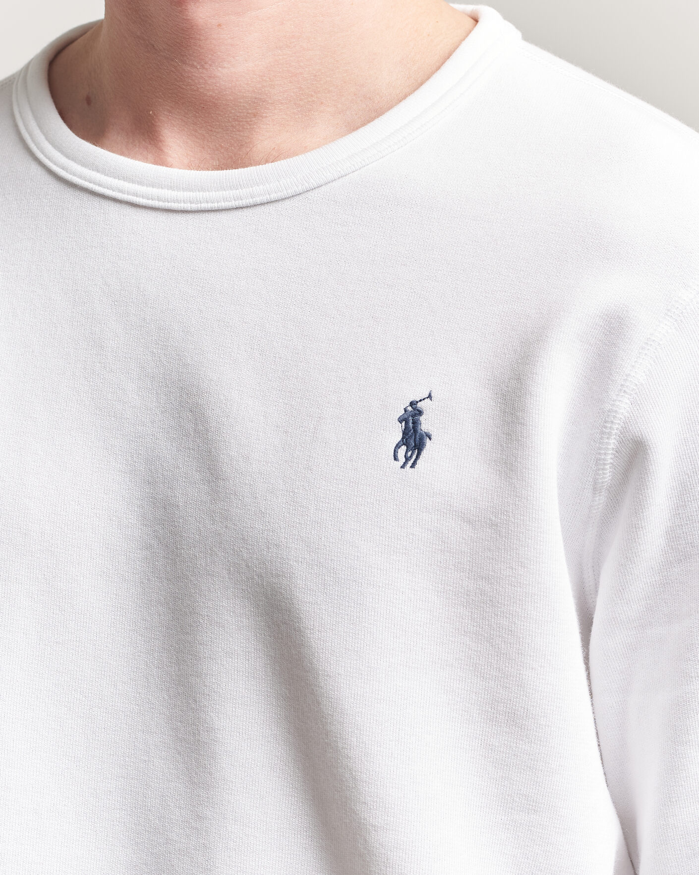 Men | Sweaters & Knitwear | Polo Ralph Lauren | Island Terry Sweatshirt White
