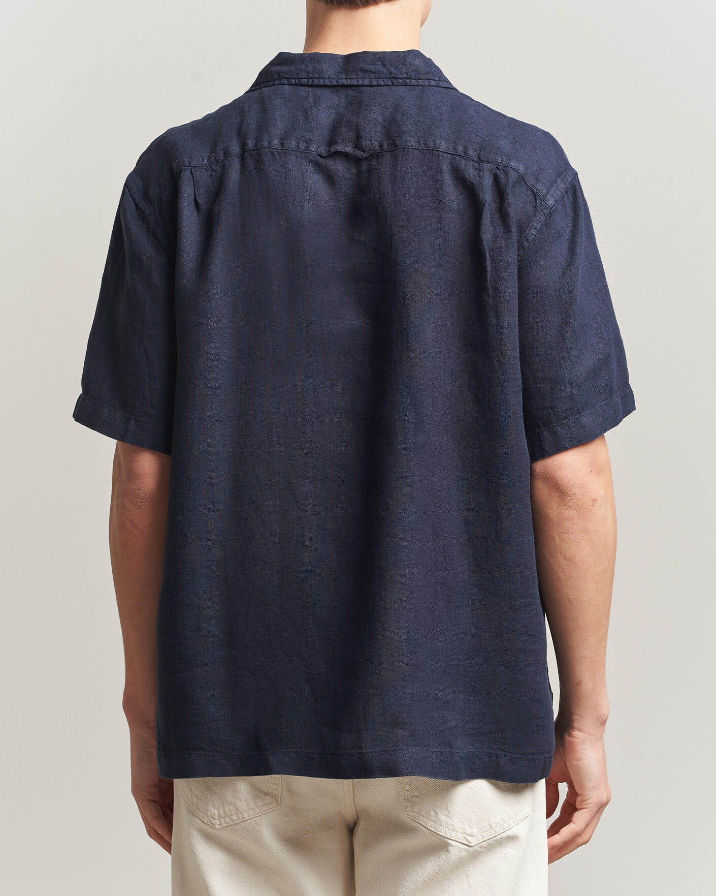 Men | Shirts | Gant | Regular Fit Garment Dyed Camp Shirrt Evening Blue