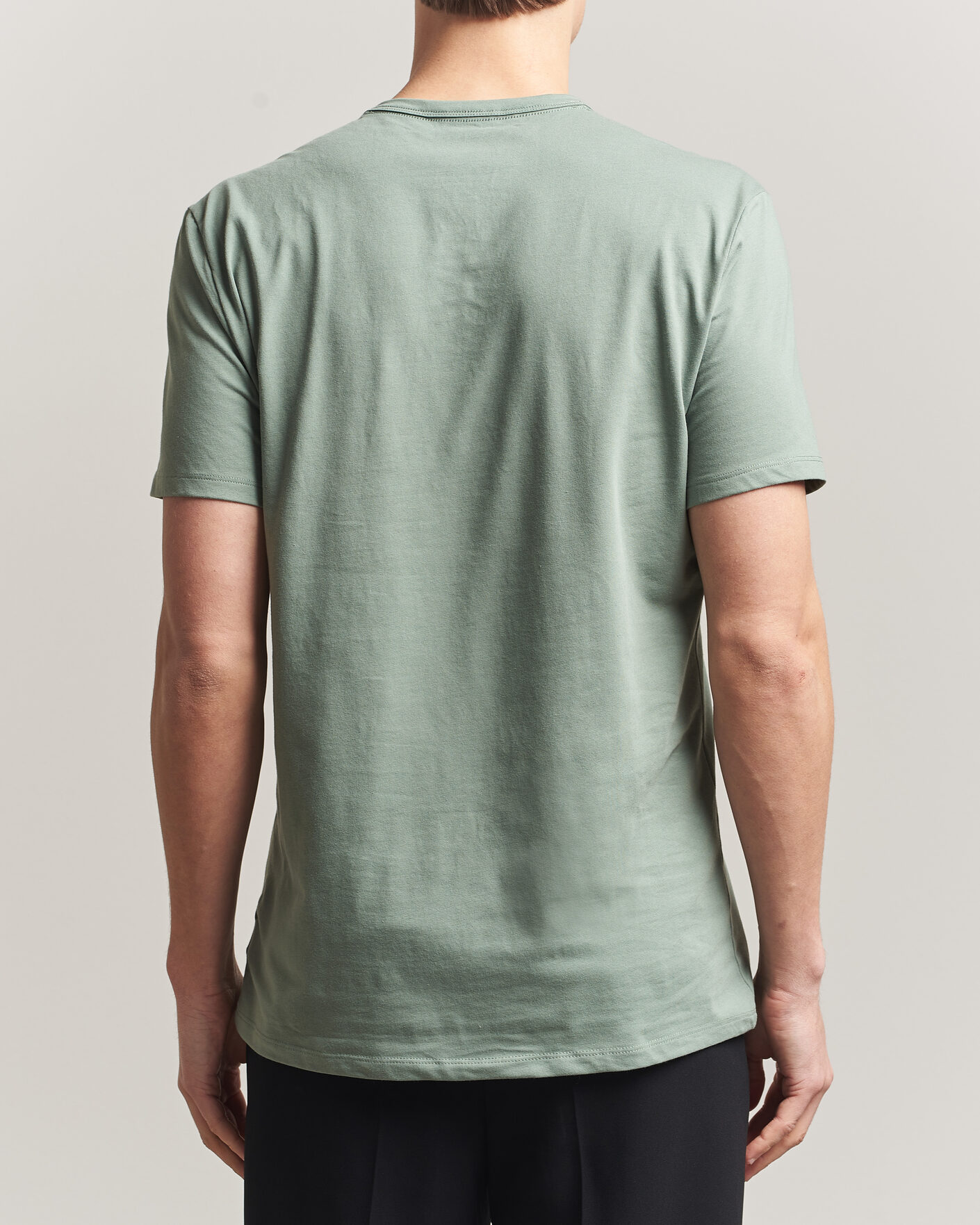 Men | T-Shirts | Calvin Klein | 3-Pack Cotton Stretch Crew Neck T-Shirt Black/Blue/Green