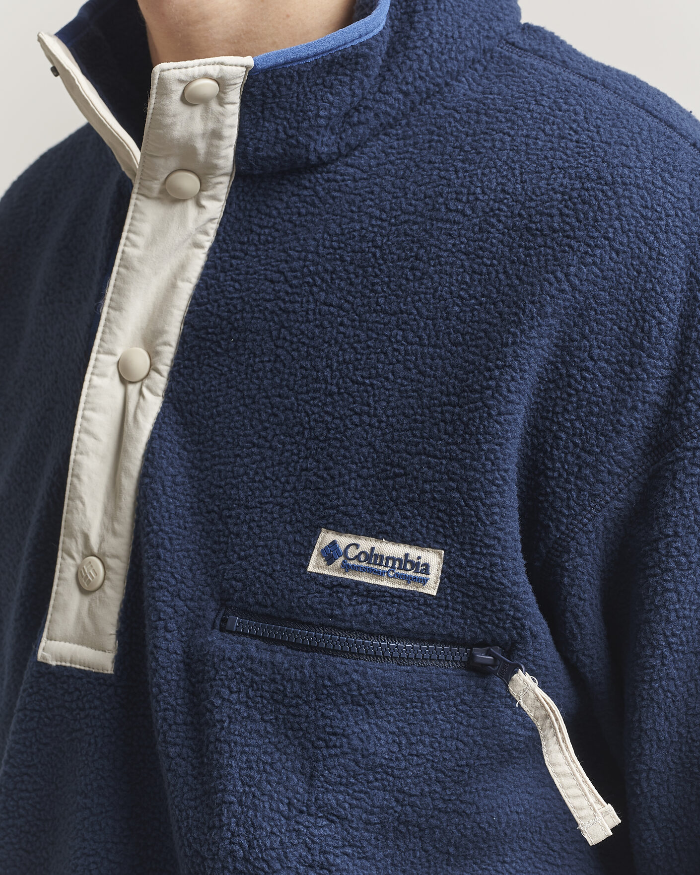 Men | Sweaters & Knitwear | Columbia | Helvetia II Half Snap Fleece Navy