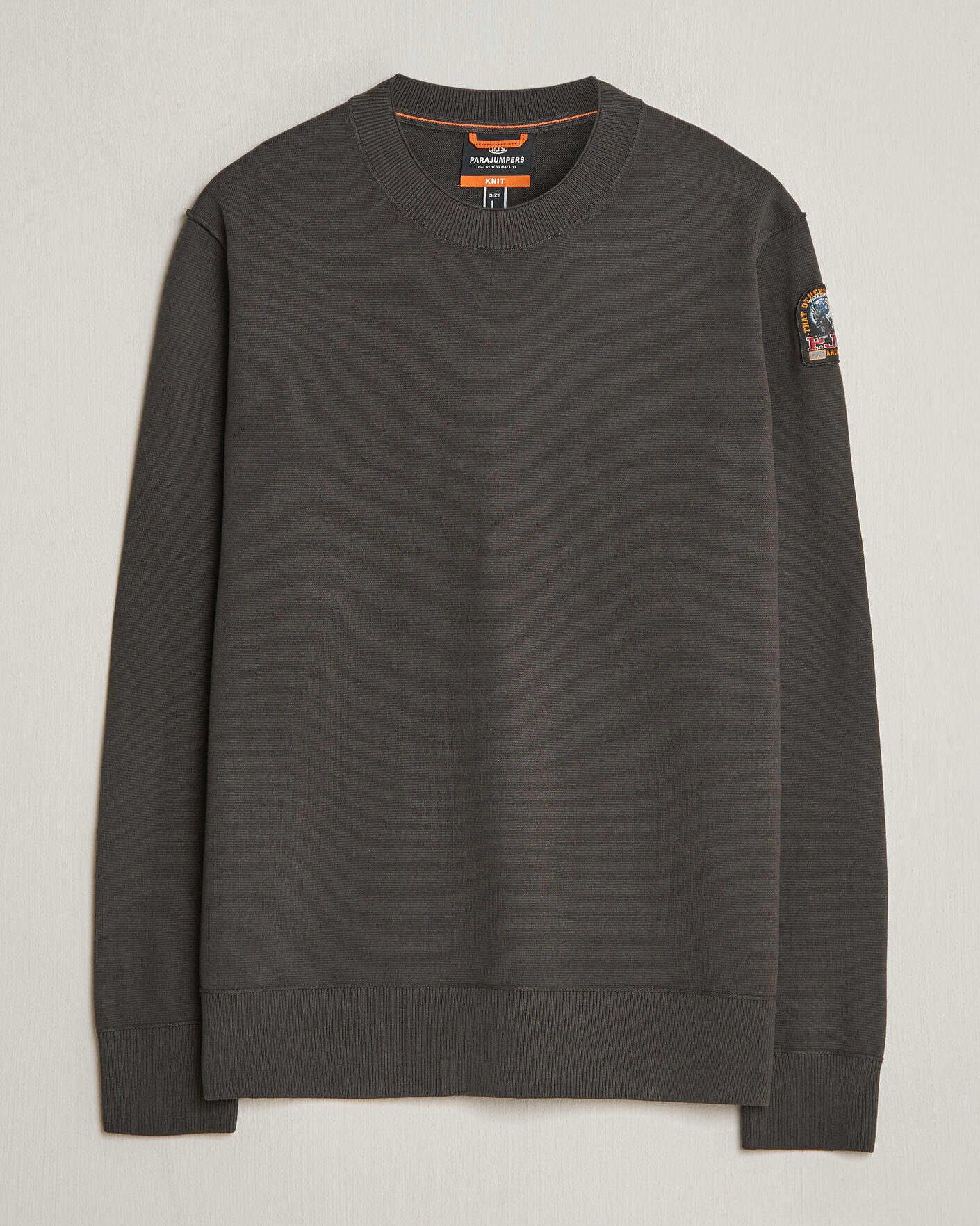 Men | Sweaters & Knitwear | Parajumpers | Basic Braw Knitted Sweater Off Black