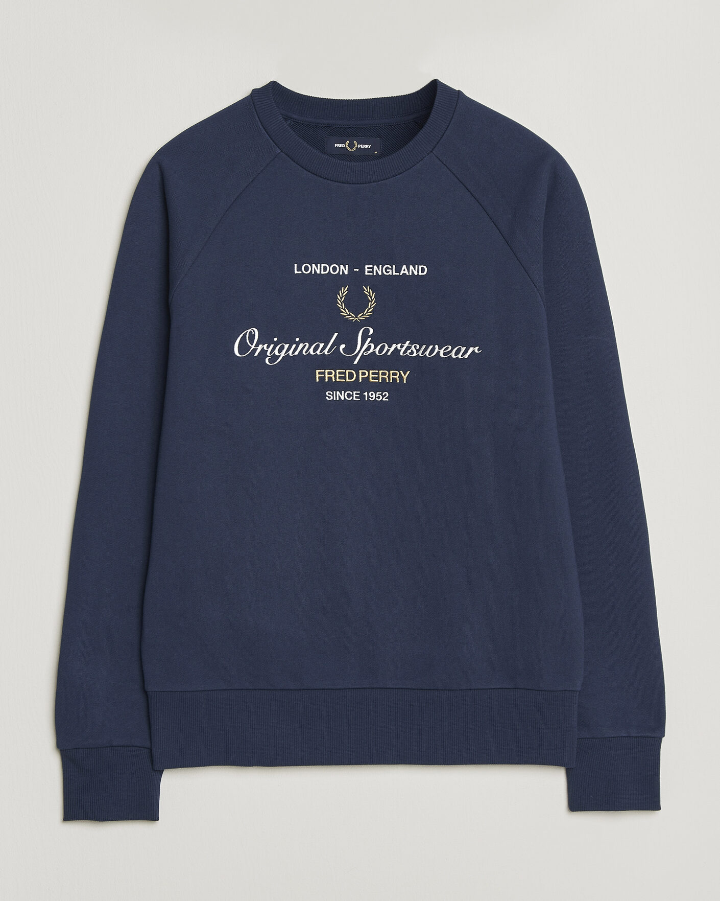 Men | Sweaters & Knitwear | Fred Perry | Original Sportswear Sweatshirt Tennis Blue