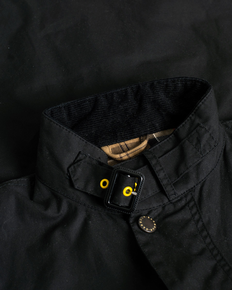Men | Coats & Jackets | Pre-owned | Barbour International Slim Wax Jacket Black
