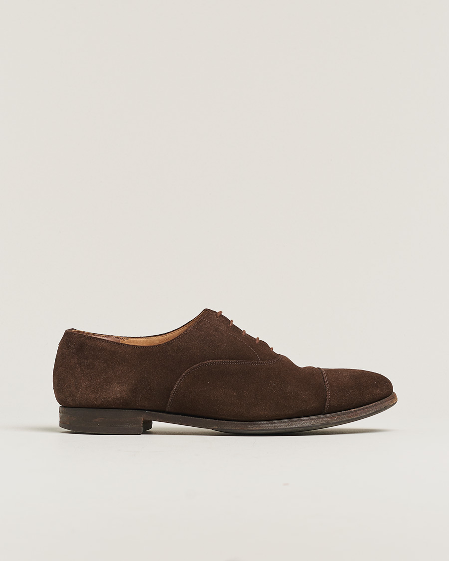 Men | Pre-owned Shoes | Pre-owned | Crockett & Jones Connaught Dark Brown Suede UK10,5 - EU44,5