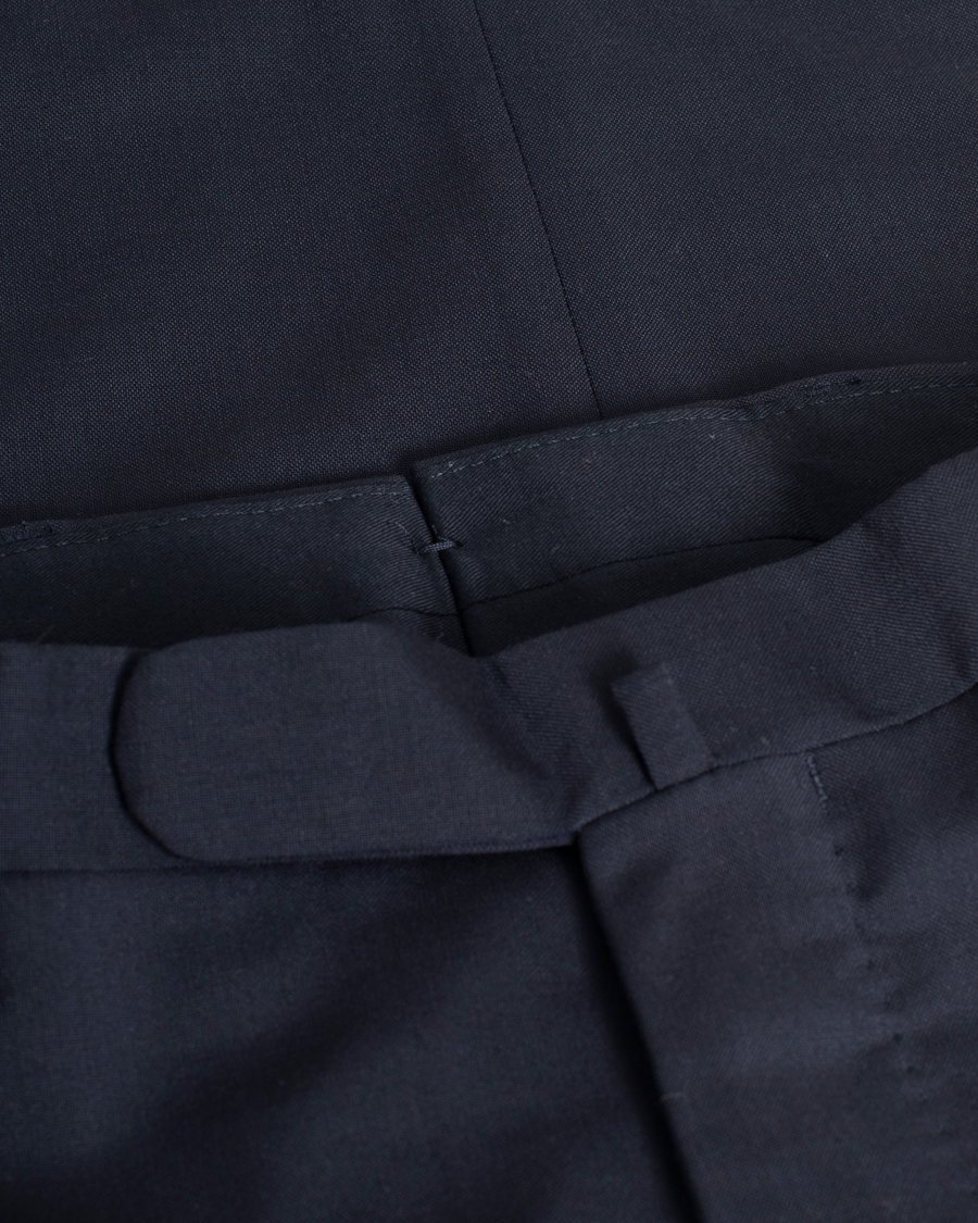 Men |  | Pre-owned | Boglioli Wool Trousers Navy 46