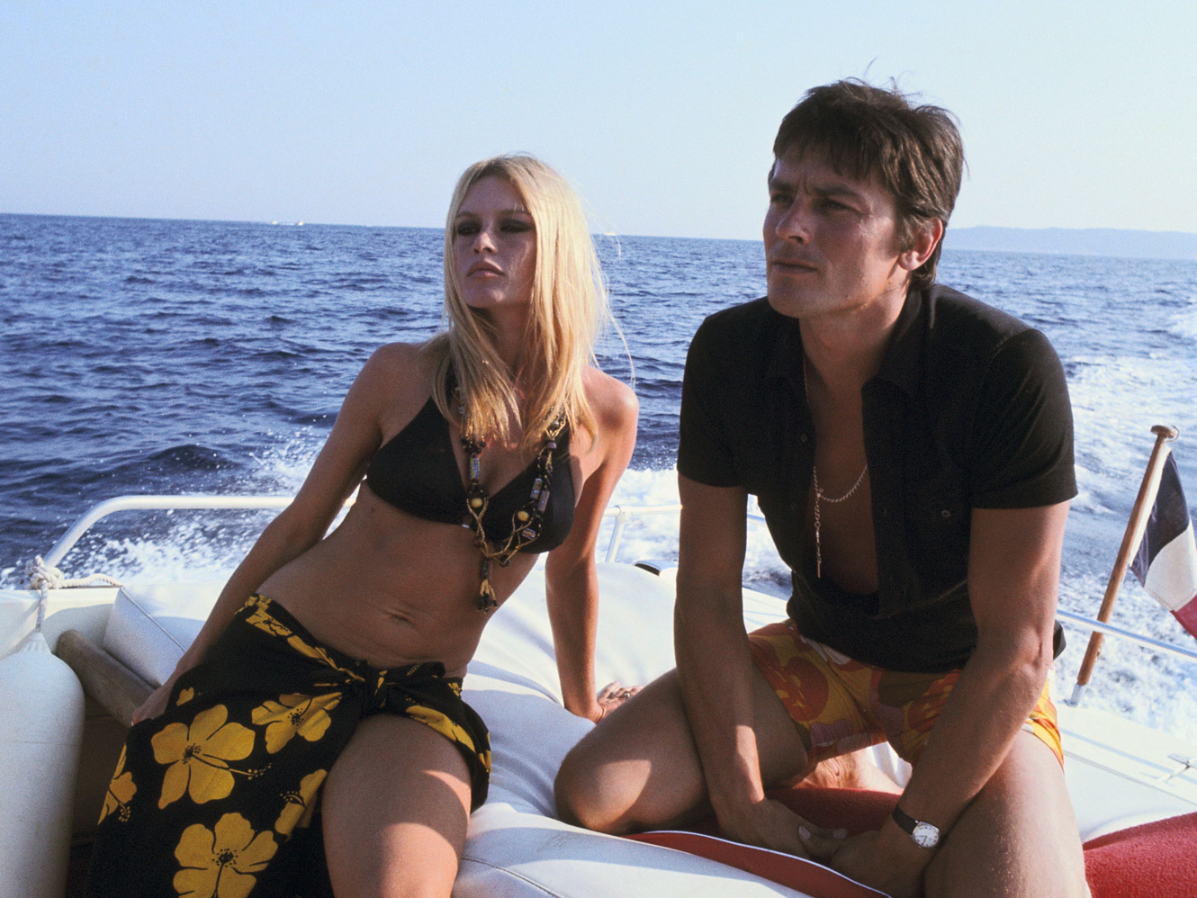 Alain Delon och Brigitte Bardot