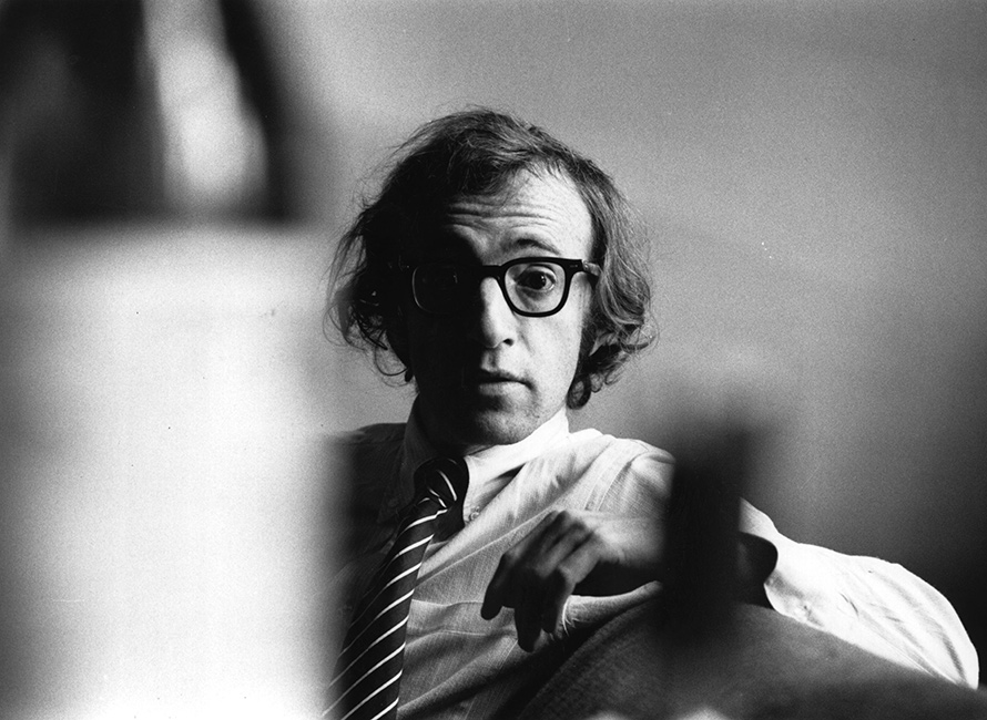 Woody Allen i klassisk preppy slips