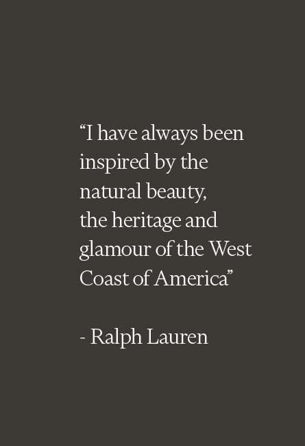 Ralph Lauren's California Dreams