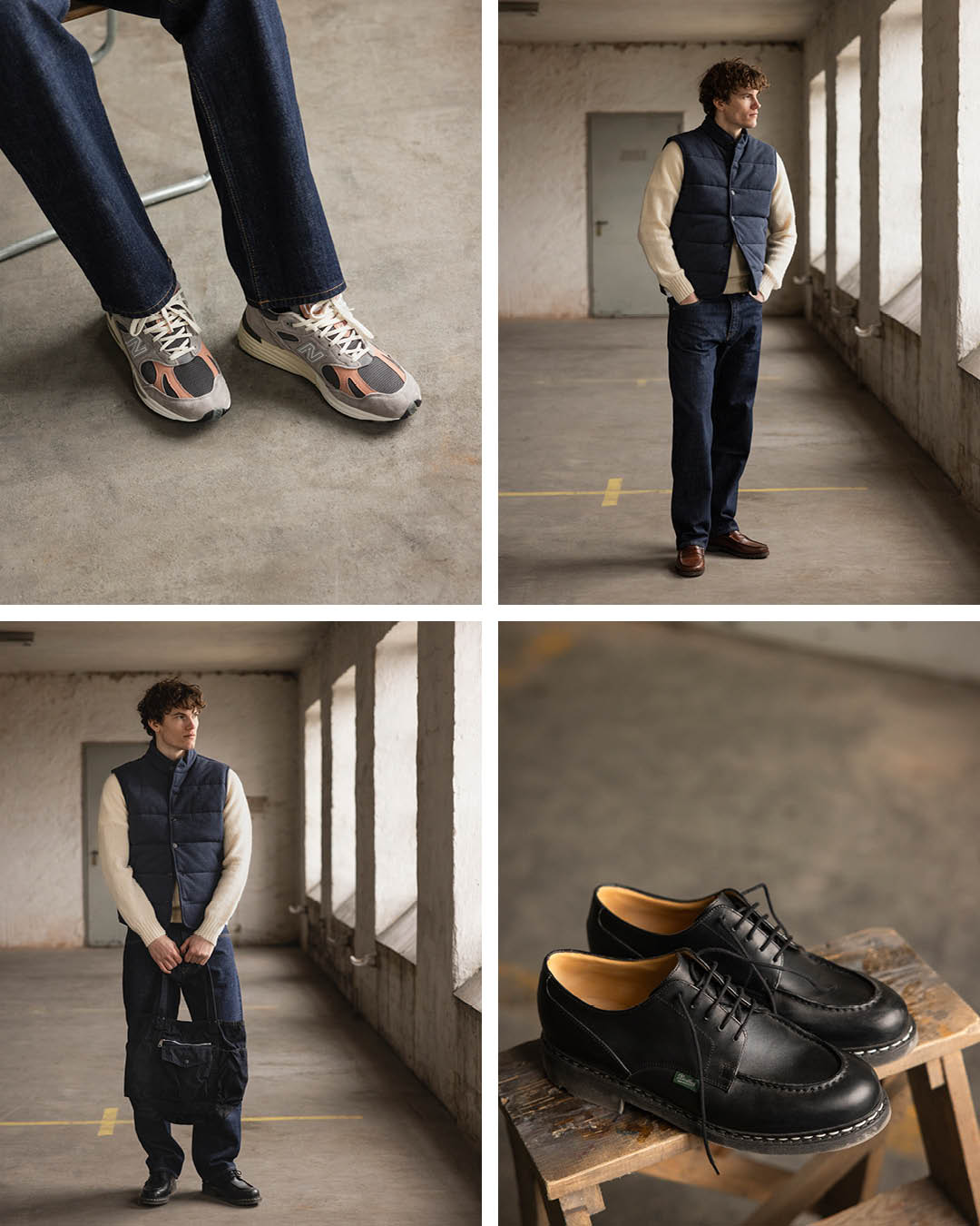 One outfit, three different pairs of shoes – how much can shoes change the expression?