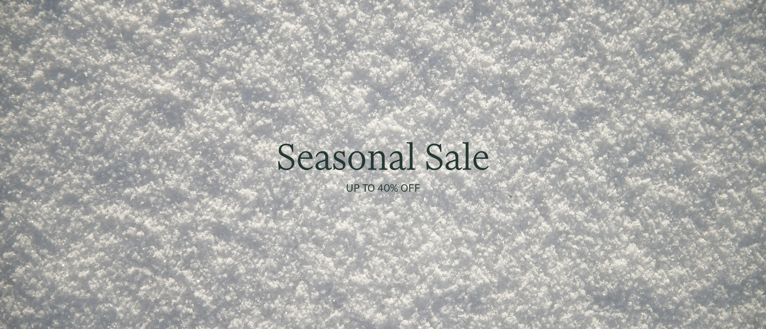 Seasonal Sale