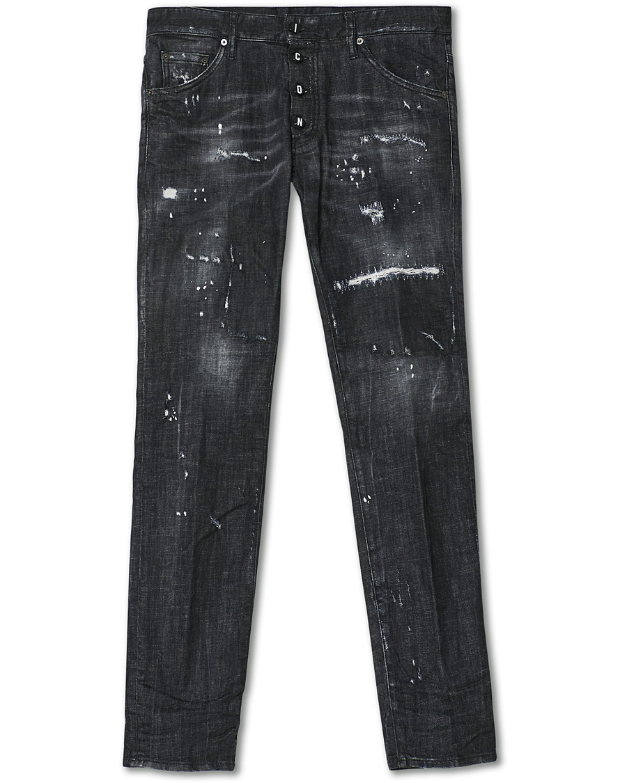 dsquared2 skater jeans black