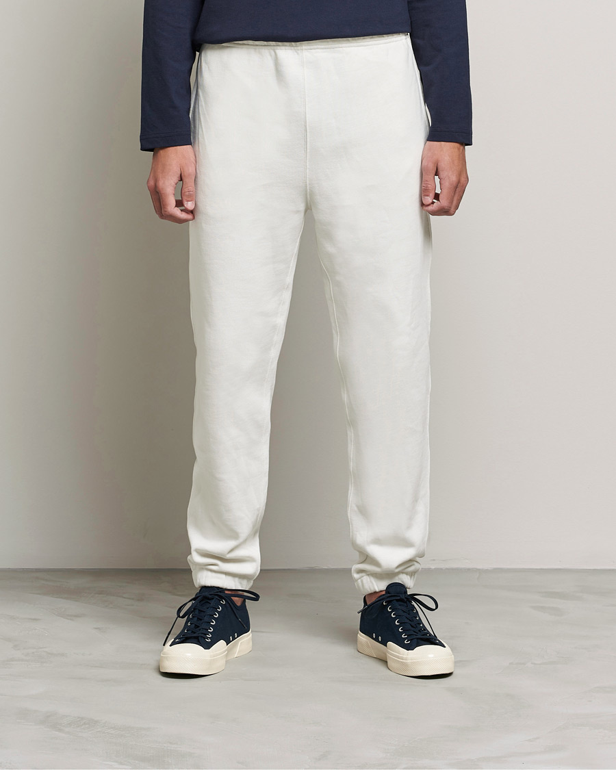 Polo Ralph Lauren Vintage Fleece Sweatpants Deckwash White at CareOfCarl.co